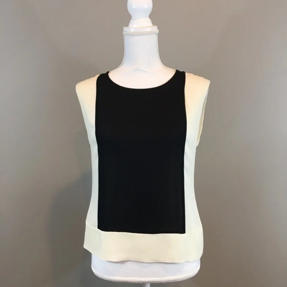 J. Crew Sleeveless Color Block Top